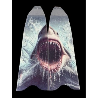 PESCADOR SUB CARBON FINS 3 D  SHARK PAIR