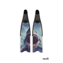 PESCADOR SUB CARBON FINS 3 D  SHARK PAIR