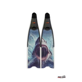 PESCADOR SUB CARBON FIN  3 D  SHARK 1 PAIRE