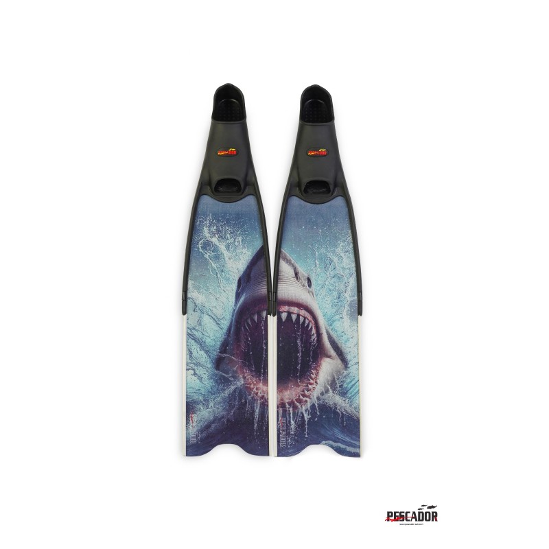 PESCADOR SUB CARBON FIN  3 D  SHARK 1 PAIO