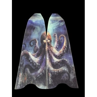 PESCADOR SUB CARBON FINS 3D  OCTOPUS PAIR