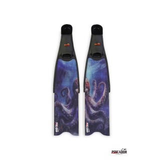 PESCADOR SUB CARBON FINS 3D  OCTOPUS PAIR