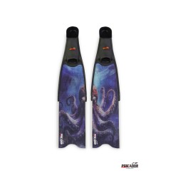 PESCADOR SUB CARBON FINS 3D  OCTOPUS PAIR