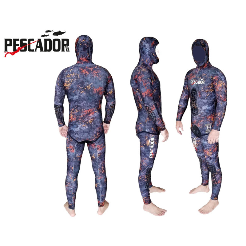 PESCADOR SUB FIRE RED 1.5mm Yamamoto Wetsuit