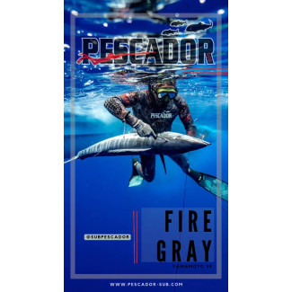 copy of PESCADOR SUB FIRE GRAY  3mm Yamamoto Wetsuit