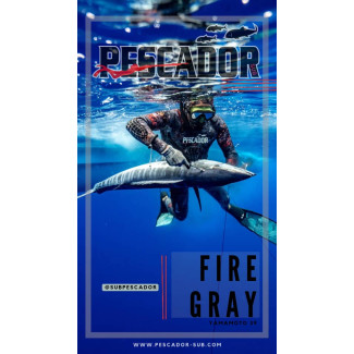 PESCADOR SUB TRAJE FIRE GRAY  7mm Yamamoto