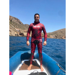 PESCADOR SUB FIRE RED 3mm Yamamoto Wetsuit