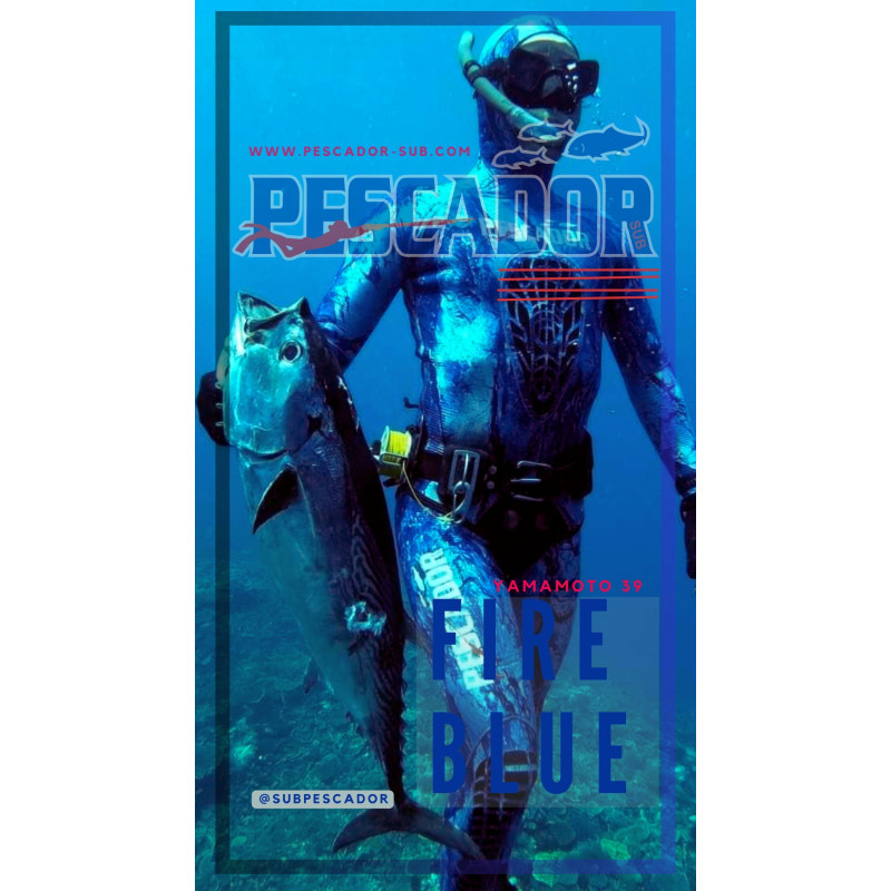 PESCADOR SUB FATO  BLUE 5mm Yamamoto